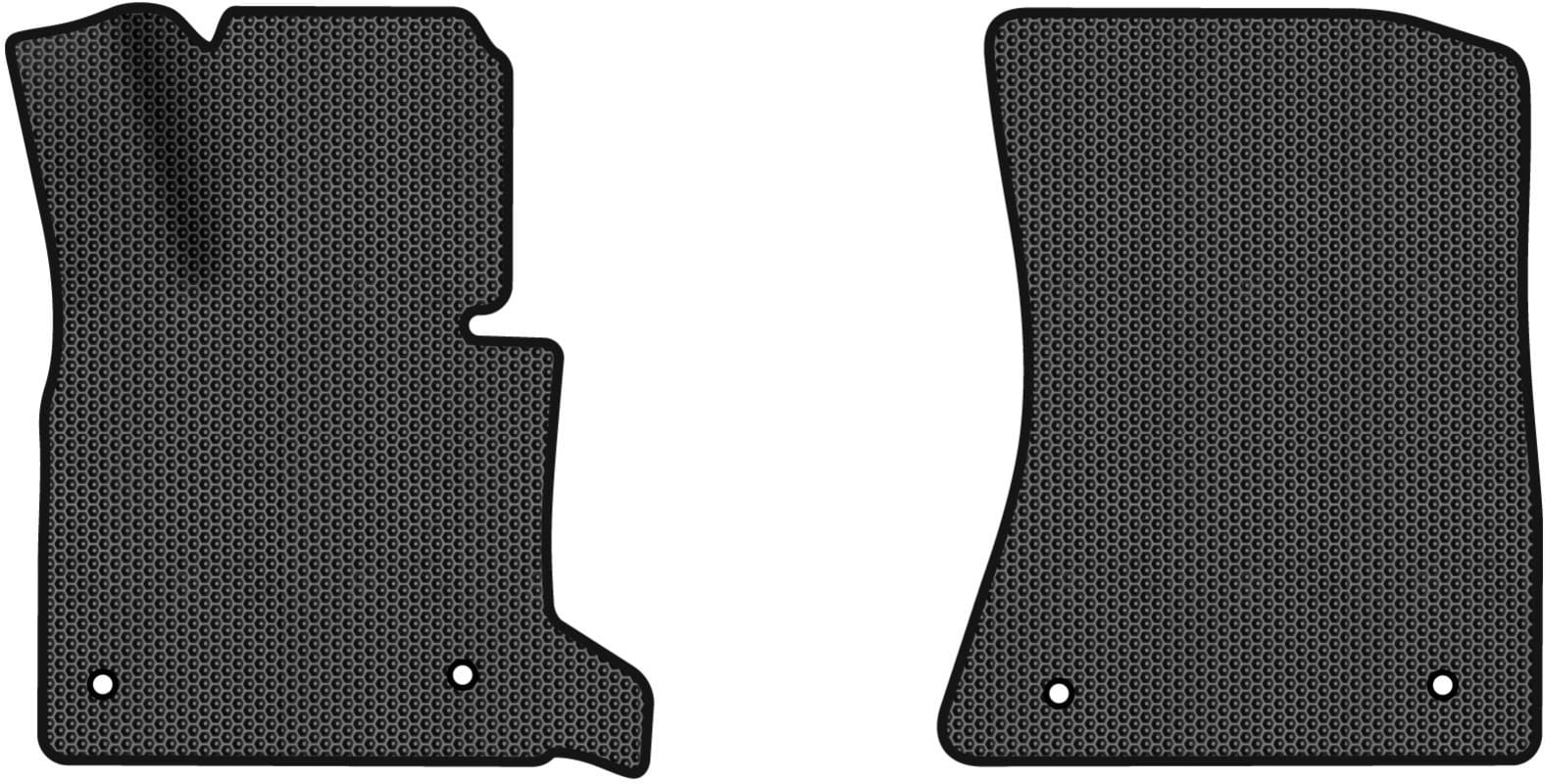 EVA килимки в салон авто передні EVAtech для X5 (E70) (open threshold) BMW 2006-2013 2 покоління SUV EU (BM325AD2BW4SBB)