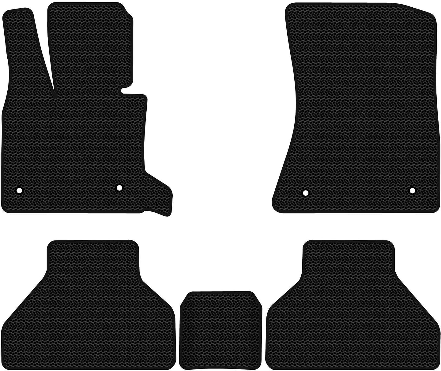EVA коврики в салон авто EVAtech для X5 (E70) (open threshold) BMW 2006-2013 2 поколение SUV EU(BM325C5BW4KBB)