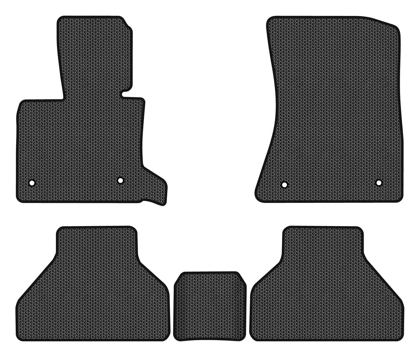 EVA килимки в салон авто EVAtech для X5 (E70) (open threshold) BMW 2006-2013 2 покоління SUV EU (BM325CB5BW4SBB)
