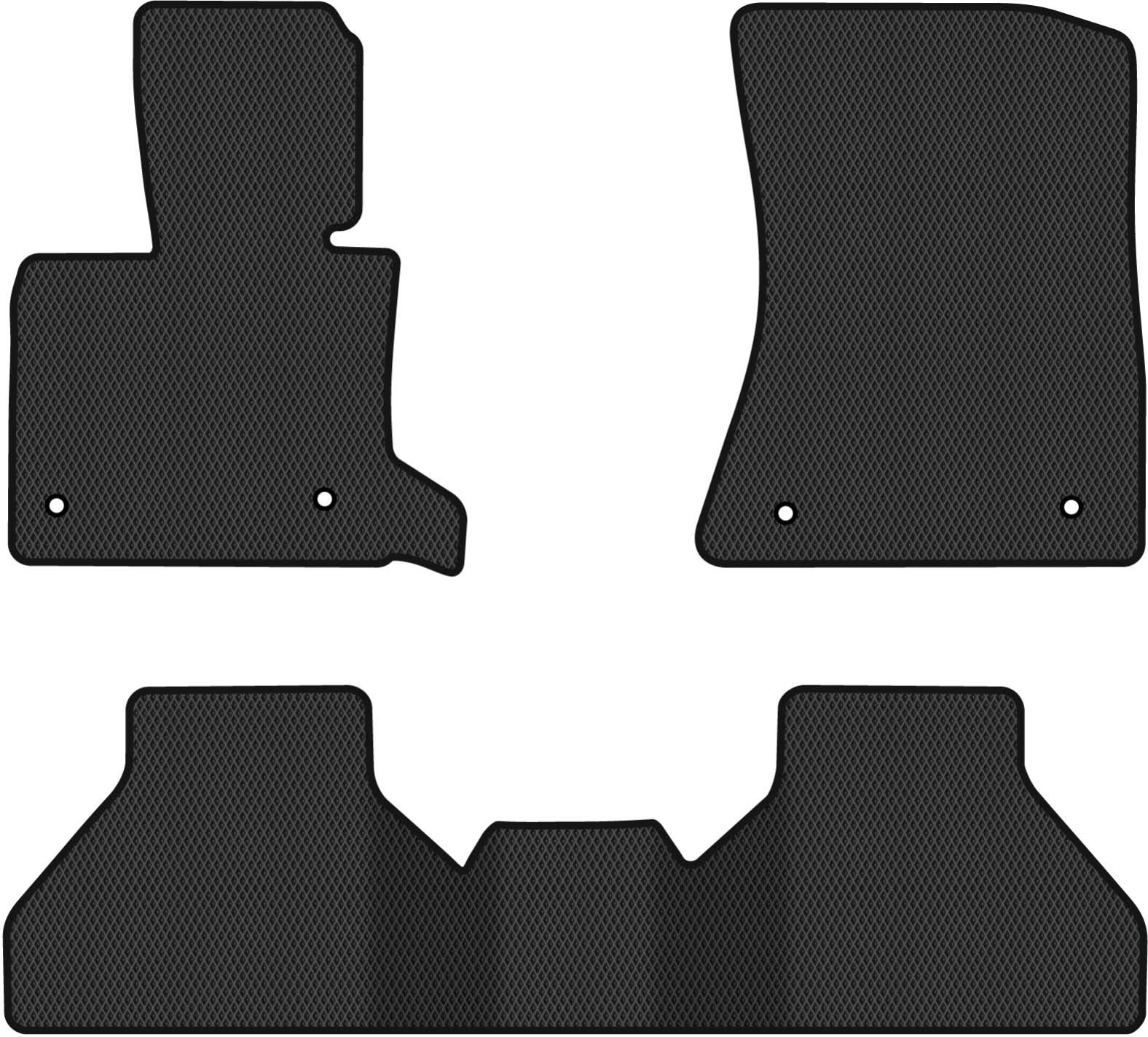 EVA килимки в салон авто EVAtech для X5 (E70) (open threshold) BMW 2006-2013 2 покоління SUV EU (BM325ZB3BW4RBB)