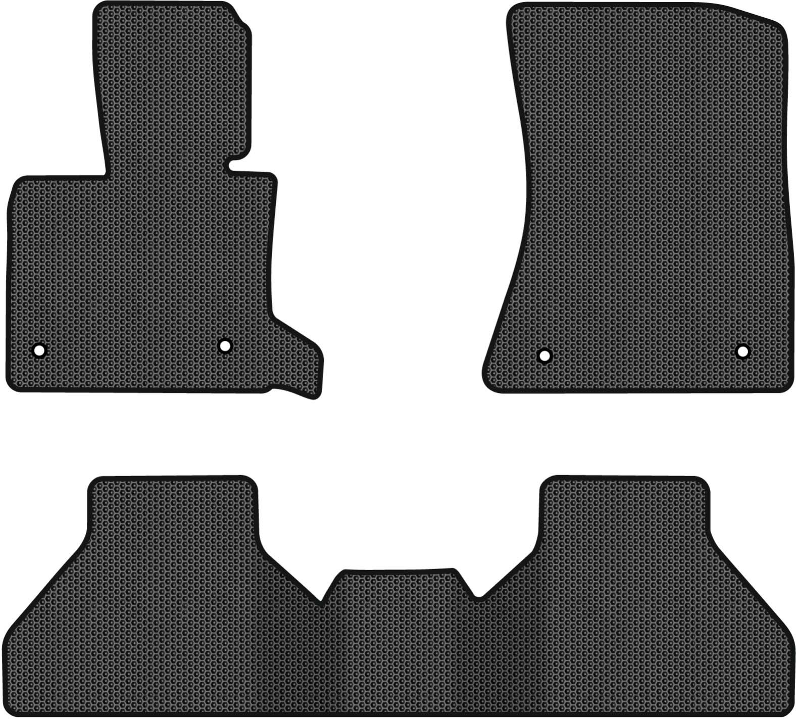 EVA килимки в салон авто EVAtech для X5 (E70) (open threshold) BMW 2006-2013 2 покоління SUV EU (BM325ZB3BW4SBB)