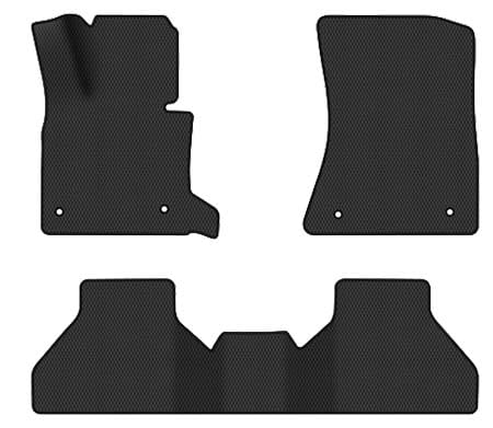 EVA коврики в салон авто EVAtech для X5 (E70) (open threshold) BMW 2006-2013 2 поколение SUV EU (BM325ZD3BW4RBB)