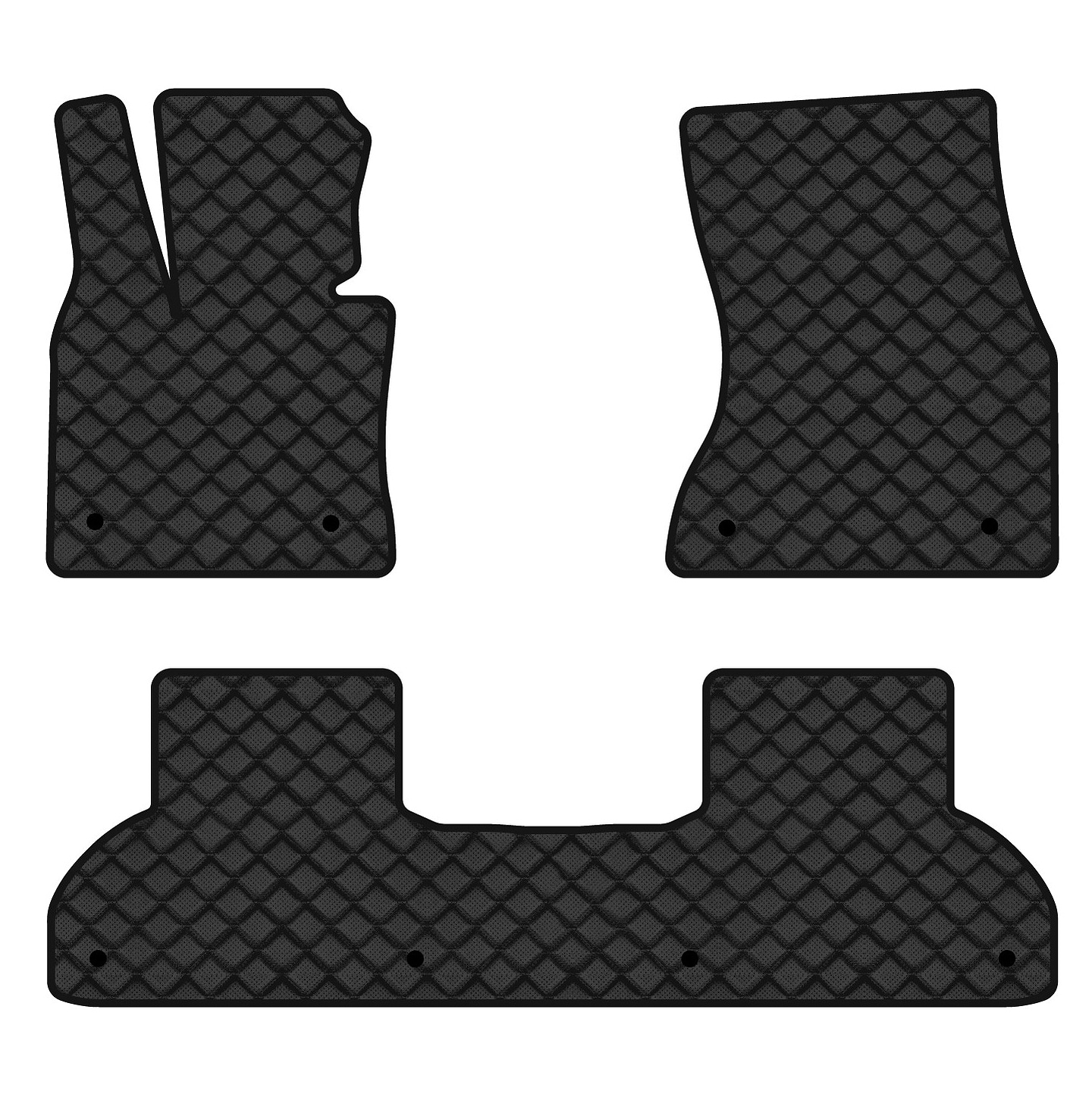 Коврики из экокожи в салон авто EVAtech ECO для X5 (F15) BMW 2013-2018 3 поколение SUV USA BM32738Z3BW8BBB