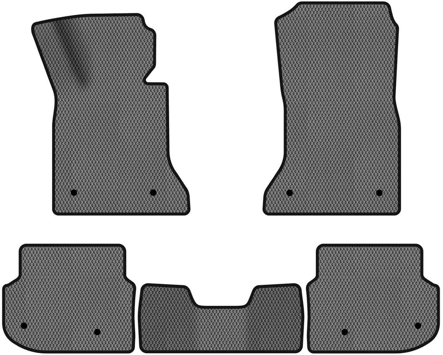 EVA коврики в салон авто EVAtech для 5 Series (F10) Electric seats BMW 2010-2013 6 поколение Sedan USA (BM33283CD5BW8RGB)