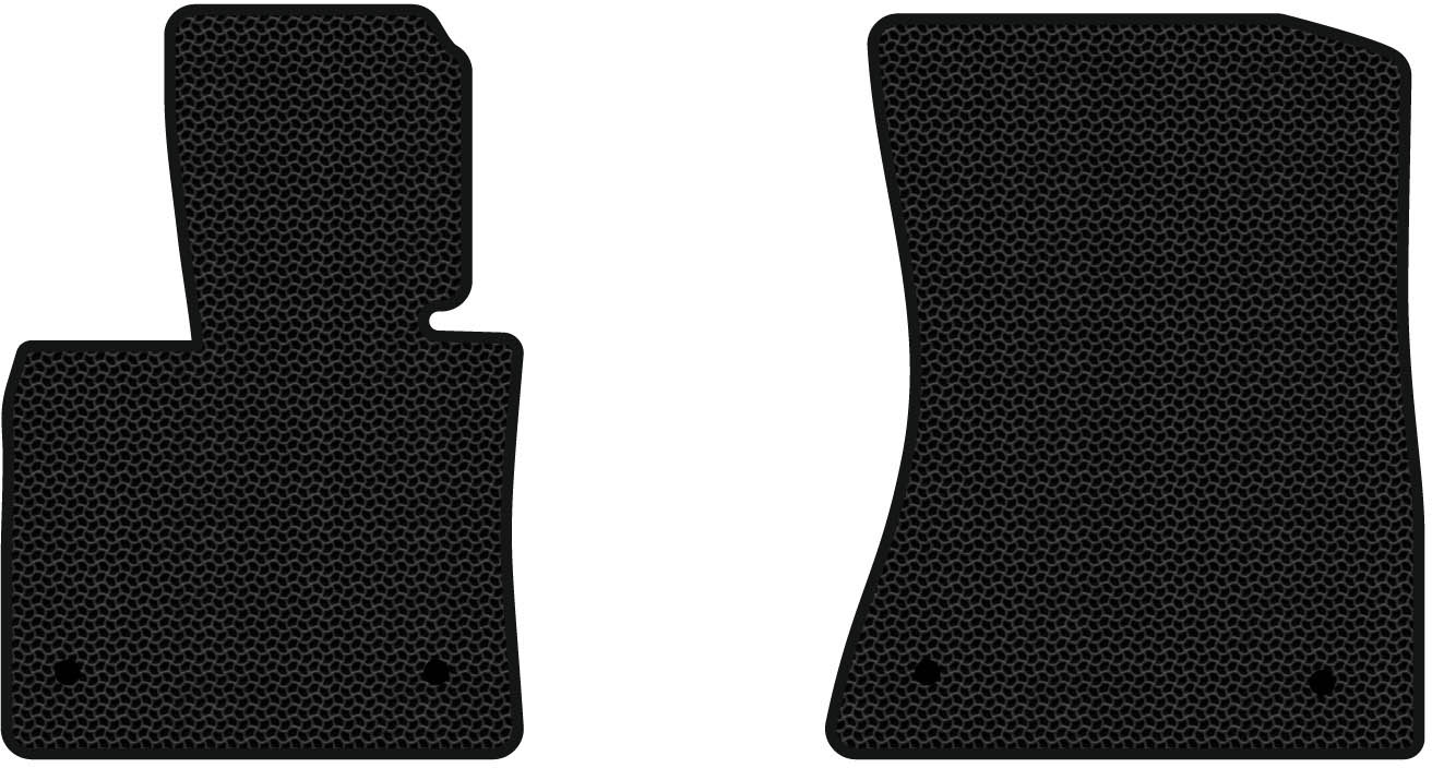 EVA килимки в салон авто передні EVAtech для X6 (E71) BMW 2008-2013 1 покоління SUV EU (BM332AB2BW4KBB)