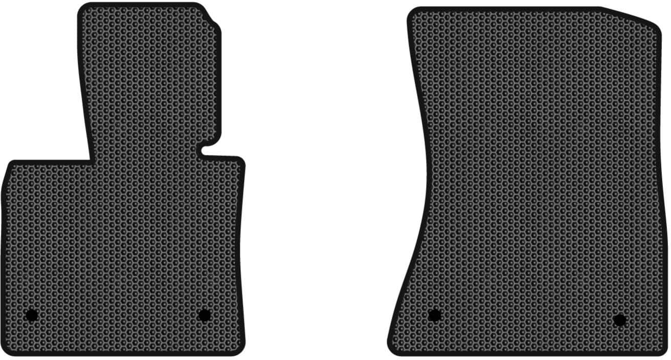 EVA килимки в салон авто передні EVAtech для X6 (E71) BMW 2008-2013 1 покоління SUV EU (BM332AB2BW4SBB)