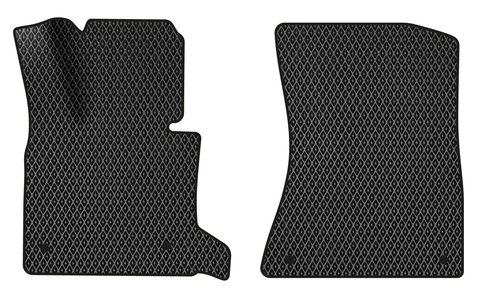 EVA килимки в салон авто передні EVAtech для X5 (E70) (closed threshold) BMW 2006-2013 2 покоління SUV EU (BM33435AD2BW4RBB)