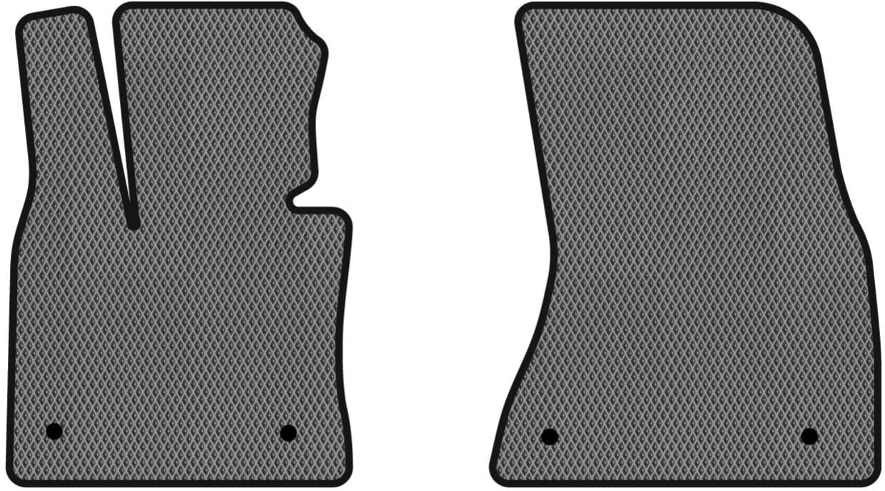 EVA килимки в салон авто передні EVAtech для X6 (F16) BMW 2014-2019 2 покоління SUV EU (BM334A2BW4RGB)