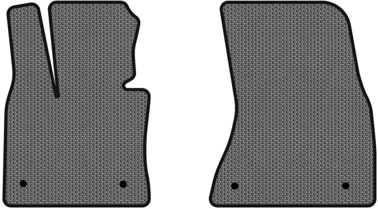 EVA килимки в салон авто передні EVAtech для X6 (F16) BMW 2014-2019 2 покоління SUV EU (BM334A2BW4SGB)