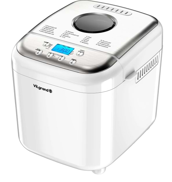 Хлебопечь ViLgrand VBM6091 White - Фото 1