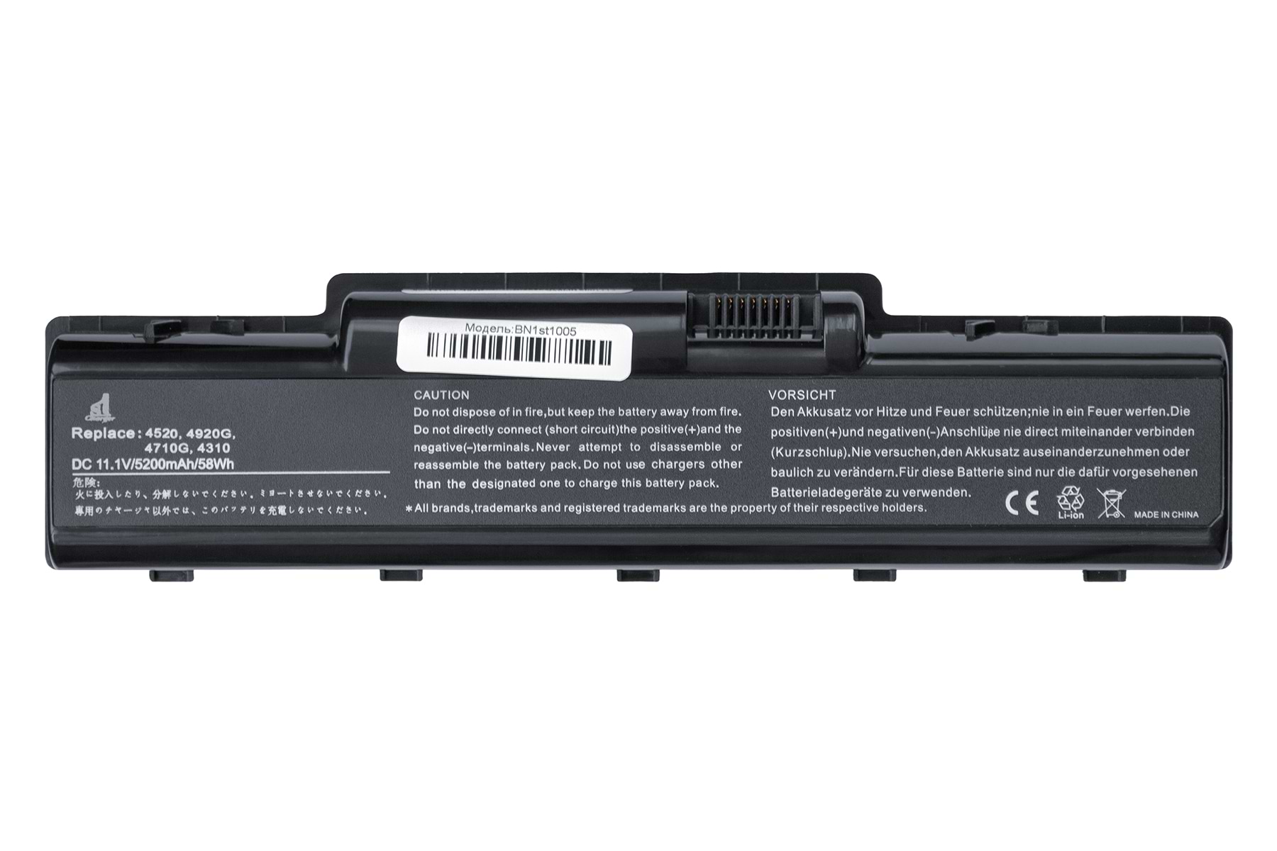 Аккумулятор для ноутбука 1stCharger 11.1V 5200mAh Black (BN1st1005)