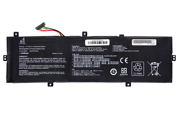 Фото - Акумулятор для ноутбука 1stCharger 11.55V 3400mAh Black (BN1st3035)