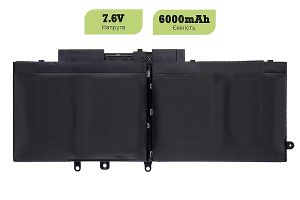 Фото - Акумулятор для ноутбука 1stCharger 7.6V 6000mAh Black (BN1st4018)