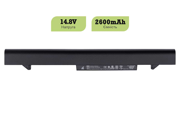 Фото - Акумулятор для ноутбука 1stCharger 14.8V 2600mAh Black+Grey (BN1st6016)