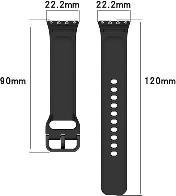 Фото - Ремешок для фитнес-браслета BeCover for Samsung Galaxy Fit 3 (20mm) Black (713195)