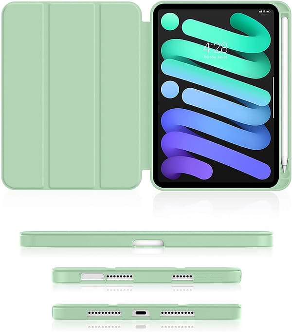 Фото - Чохол для планшету BeCover Direct Charge Pen з кріпленням Apple Pencil for Apple iPad Mini 7 2024 Green (712460)