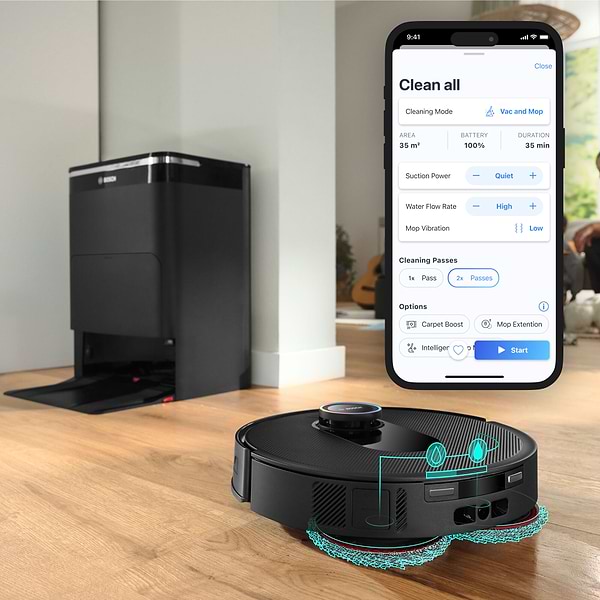 Фото - Робот-пилосос миючий Bosch BCRDW3BX