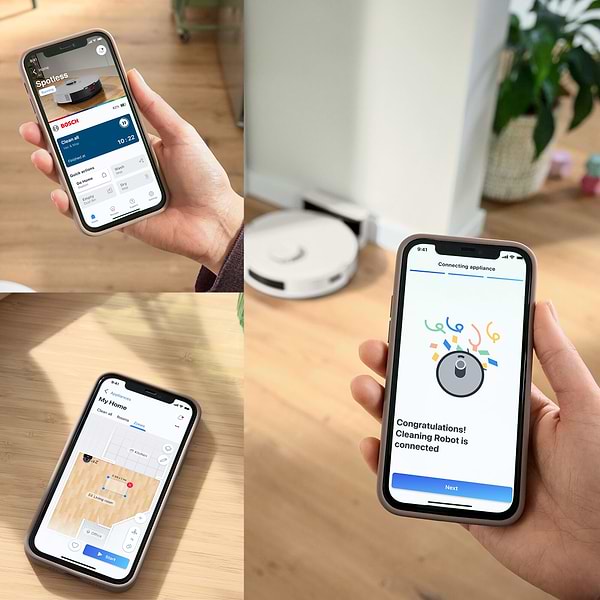 Фото - Робот-пилосос миючий Bosch BCRC1W