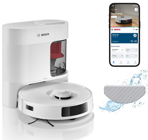 Фото - Уцінка - Робот-пилосос миючий Bosch BCRD1W