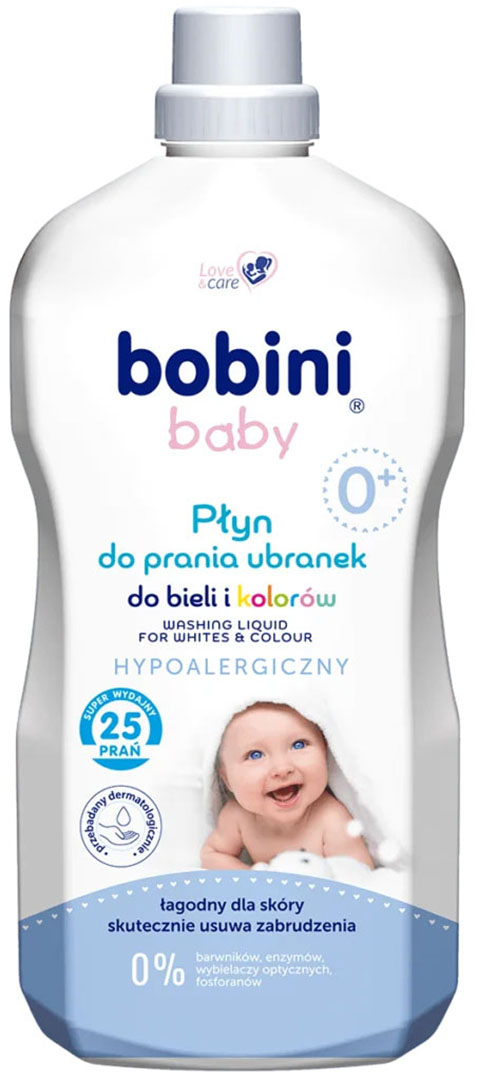 Гель для прання Bobini для білих та кольор. дит. реч. з марсел. милом 1,8 л 0+ (33182)