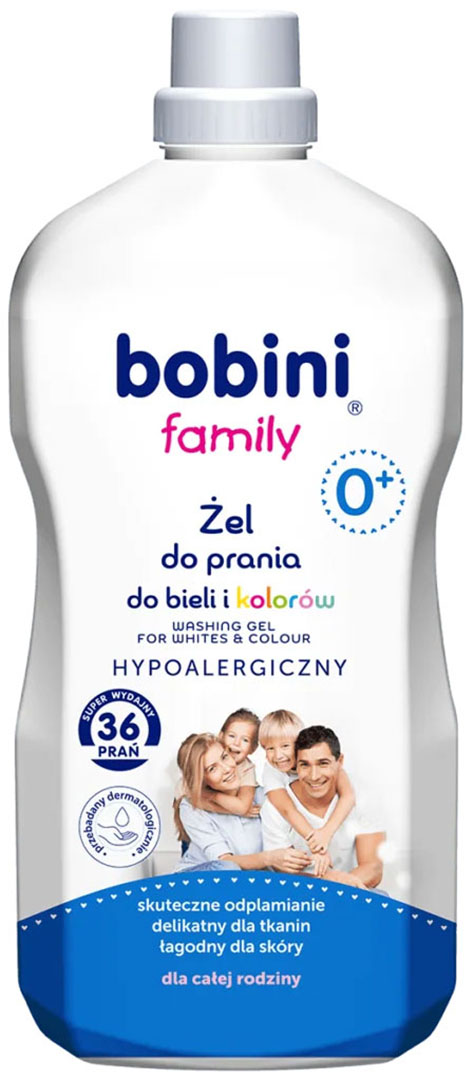 Гель для прання Bobini білих та кольорових речей гіпоалергенний 1,8 л 0+ (33502)