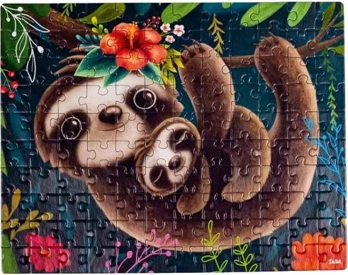 Фото - Пазлы (5-7 лет) De.tail «Cute sloth» (120 элем.)(DT100-06)