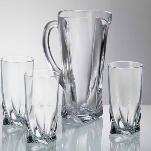 Фото - Набір для напоїв Bohemia Quadro 7 пр. (99999/99A44/100)