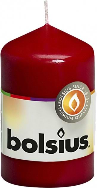 Фото - Свічка декоративна BolsiusБордо 80/50 (200144)