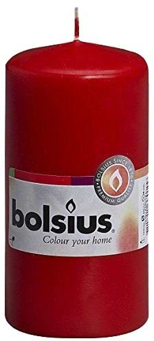 Свічка декоративна BolsiusЧервона 120/60 (390141) - Фото 1