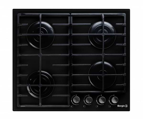 Фото - Варильна поверхня газова Borgio 6190-17 FFD Black Glass