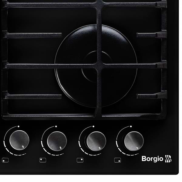 Фото - Варочная панель газовая Borgio 6192-17 FFD Black Glass