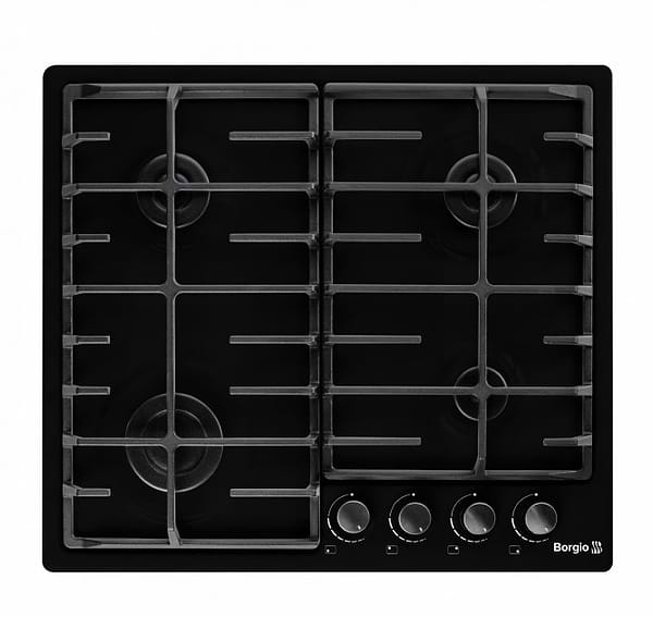 Фото - Варильна поверхня газова Borgio 6940-17 FFD black Enamelled