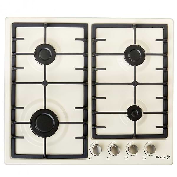 Фото - Варильна поверхня газова Borgio 6940-17 FFD Ivory Enamelled