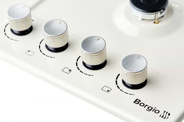 Фото - Варильна поверхня газова Borgio 6940-17 FFD Ivory Enamelled