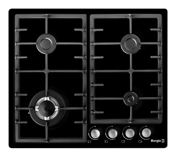 Фото - Варильна поверхня газова Borgio 6942-15 FFD black Enamelled