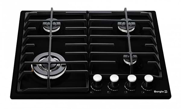 Фото - Варильна поверхня газова Borgio 6942-17 FFD Black Enamelled