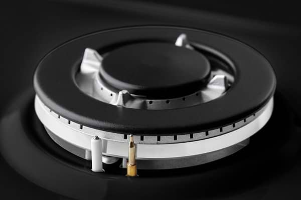 Фото - Варильна поверхня газова Borgio 6942-17 FFD Black Enamelled