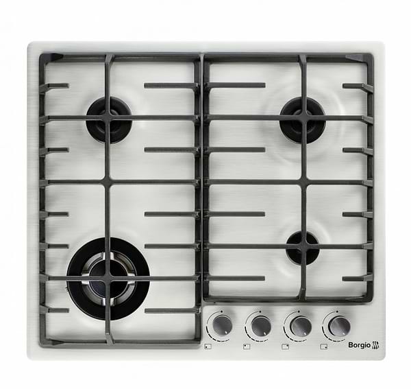 Фото - Варильна поверхня газова Borgio 6942-17 FFD Inox Фото - Варильна поверхня газова Borgio 6942-17 FFD Inox