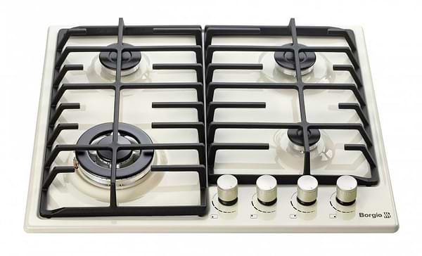 Фото - Варочная панель газовая Borgio 6942-17 FFD Ivory Enamelled