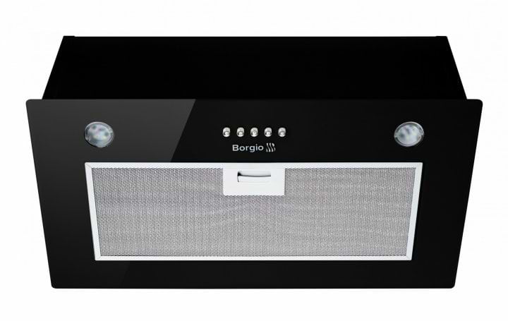 Витяжка вбудована Borgio BBI (TR) 5840 Black Glass MU 850 - Фото 1