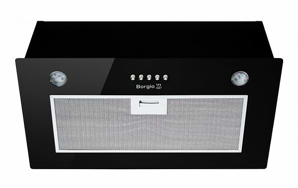 Фото - Витяжка вбудована Borgio BBI (TR) 5840 Black Glass MU 850