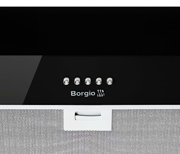 Фото - Витяжка вбудована Borgio BBI (TR) 5840 Black Glass MU 850