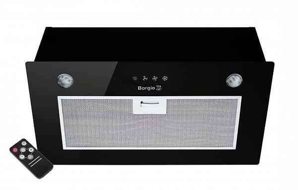 Фото - Витяжка вбудована Borgio BBI (TR) 5840 black glass SU 850