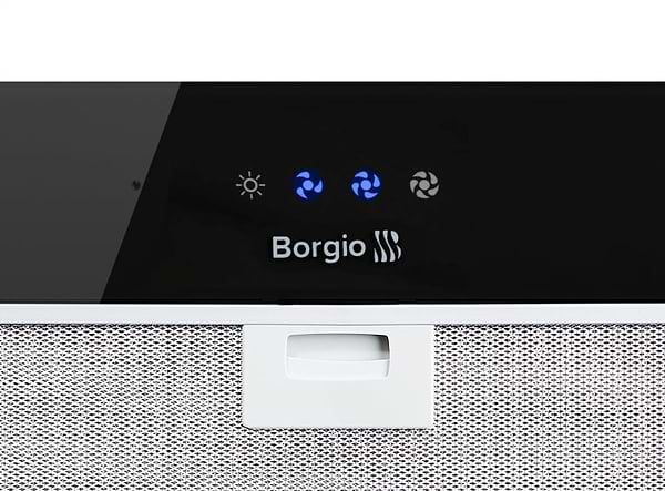 Фото - Витяжка вбудована Borgio BBI (TR) 5840 black glass SU 850