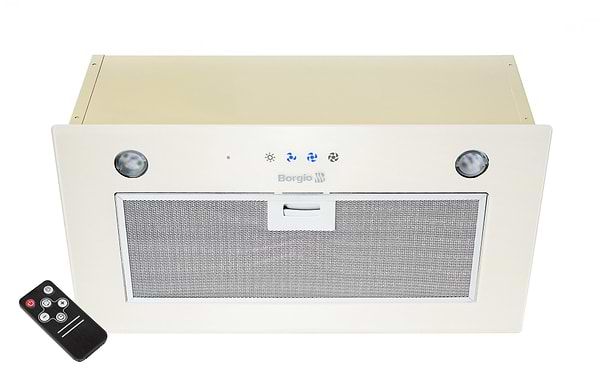 Фото - Уцінка - Витяжка вбудована Borgio BBI (TR) 5840 ivory glass SU 850