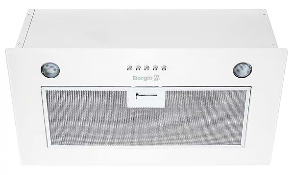 Фото - Витяжка вбудована Borgio BBI (TR) 5840 White Glass MU 850