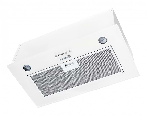 Фото - Витяжка вбудована Borgio BBI (TR) 5840 White Glass MU 850