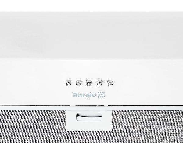Фото - Витяжка вбудована Borgio BBI (TR) 5840 White Glass MU 850