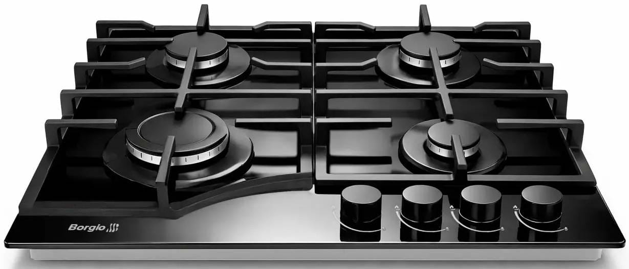 Варочная панель газовая Borgio BS 6290-18 Black Glass