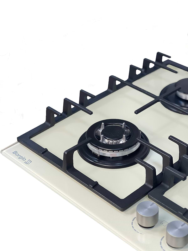 Фото - Варочная панель газовая Borgio DR 6392-15 Ivory GLASS FFD